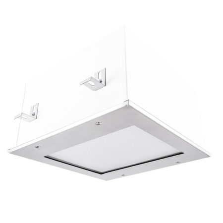 The KURTZON™ DS-FGS-LED 1’x1’ recessed fixture is a Darkroom Safelight With Colored LED Light Sources.