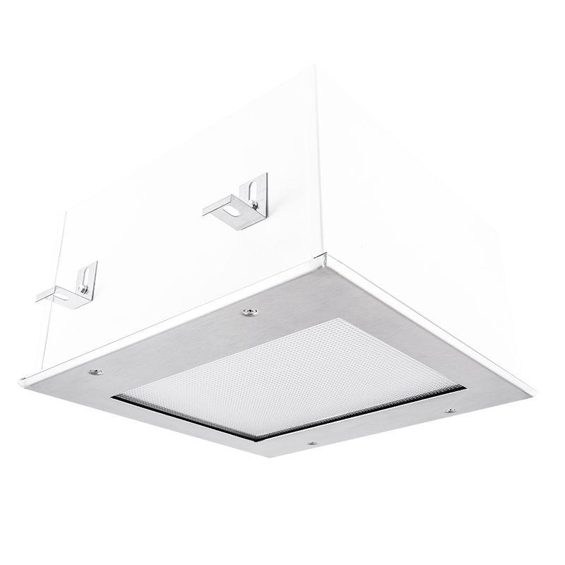 The KURTZON™ DS-FGS-LED 1’x1’ recessed fixture is a Darkroom Safelight With Colored LED Light Sources.