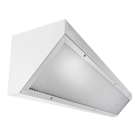 The KURTZON™ EL-COR-FLUOR is a Linear Corner Mount Fluorescent Wet and Cleanspace Location Luminaire that is surface mounted.