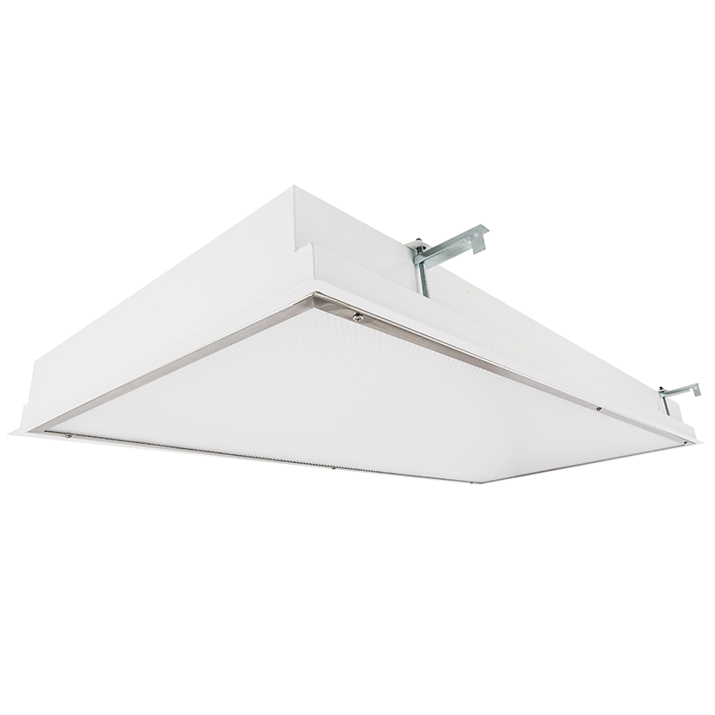 The KURTZON™ ELX12-FGS-FLUOR is a 1x4, 2x2 and 2x4 Fluorescent Wet Location Luminaire available in flange, grid or surface installations.