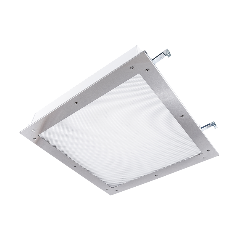 The KURTZON™ FP-FG-2X2-LEDB model is a 2x2 High Lumen LED Fixture for Recessed Highbays, NSF listed for food, splash and non-food areas.