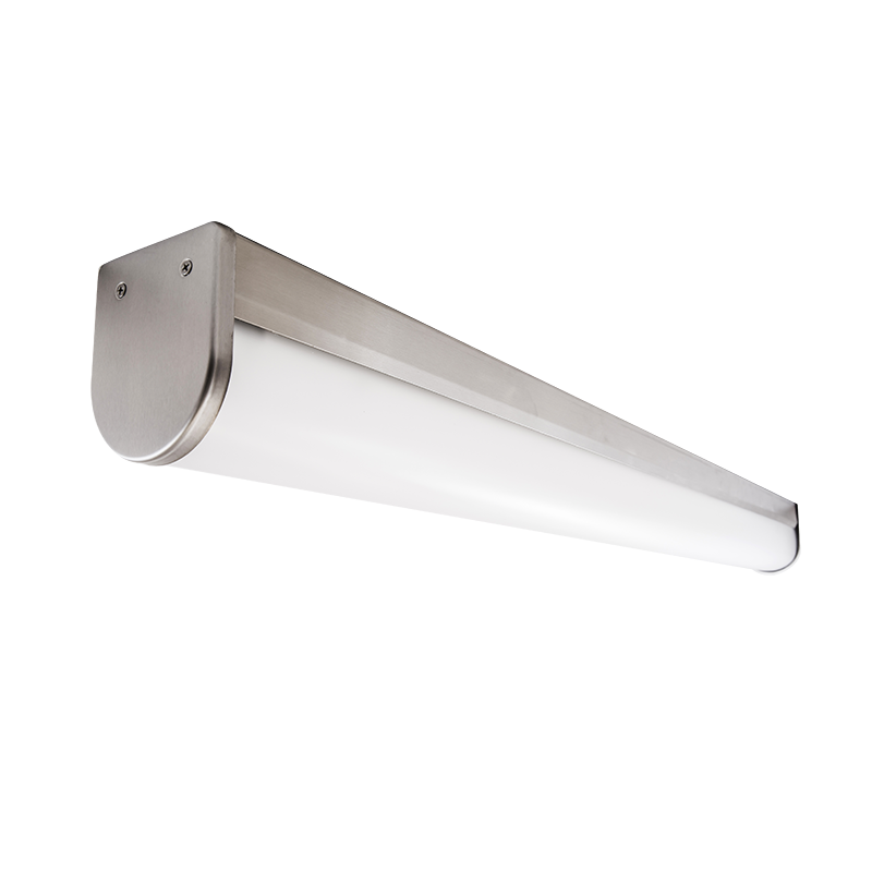 The KURTZON™ FP-VEGA-A-FLUOR is a Sealed 4’ Linear Fluorescent Surface Wrap that is suitable for Wet Locations, is NSF2 listed for food, splash and non-food areas, and has several mounting options.