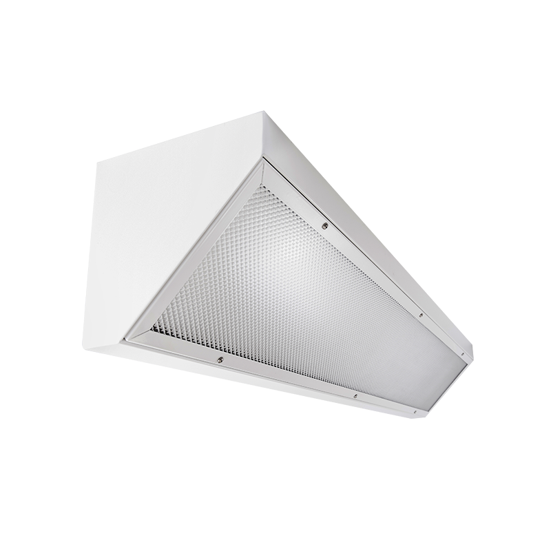 The KURTZON™ HL-COR-FLUOR is a Linear Corner Mount Fluorescent Fixture suitable for Wet and Hazardous Locations. T-Bar Grid or Row Mounting available.