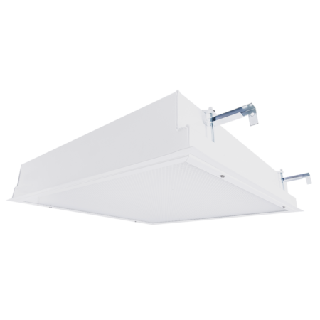 The KURTZON™ MLE-FG-FLUOR is a 1x4, 2x2 and 2x4 Surface & Recessed Fluorescent Luminaire with RF Filtering for use in Patient and Exam Rooms and Wet Locations.