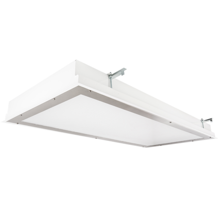 The KURTZON™ TL-FGS-FLUOR is a 1x4, 2x2 and 2x4 Fluorescent Recessed Fixture suitable for Cleanspaces and Wet Locations.