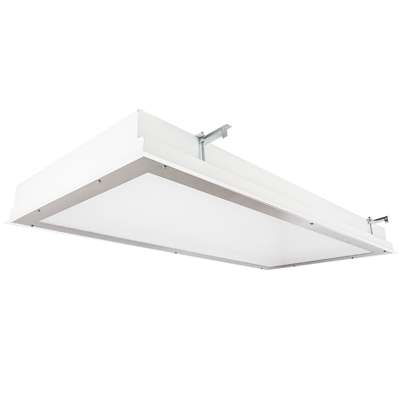 The KURTZON™ TLX12-FGS-FLUOR is a 1x4, 2x2 and 2x4 Fluorescent Recessed Fixture suitable for Wet Locations .