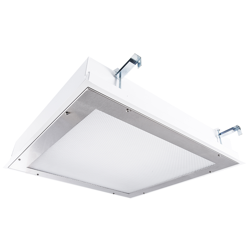 The KURTZON™ VL-FGS-FLUOR is a Vandal Resistant High Abuse 1x4, 2x2 and 2x4 recessed or surface mounted Fluorescent Fixture suitable for Wet Locations.