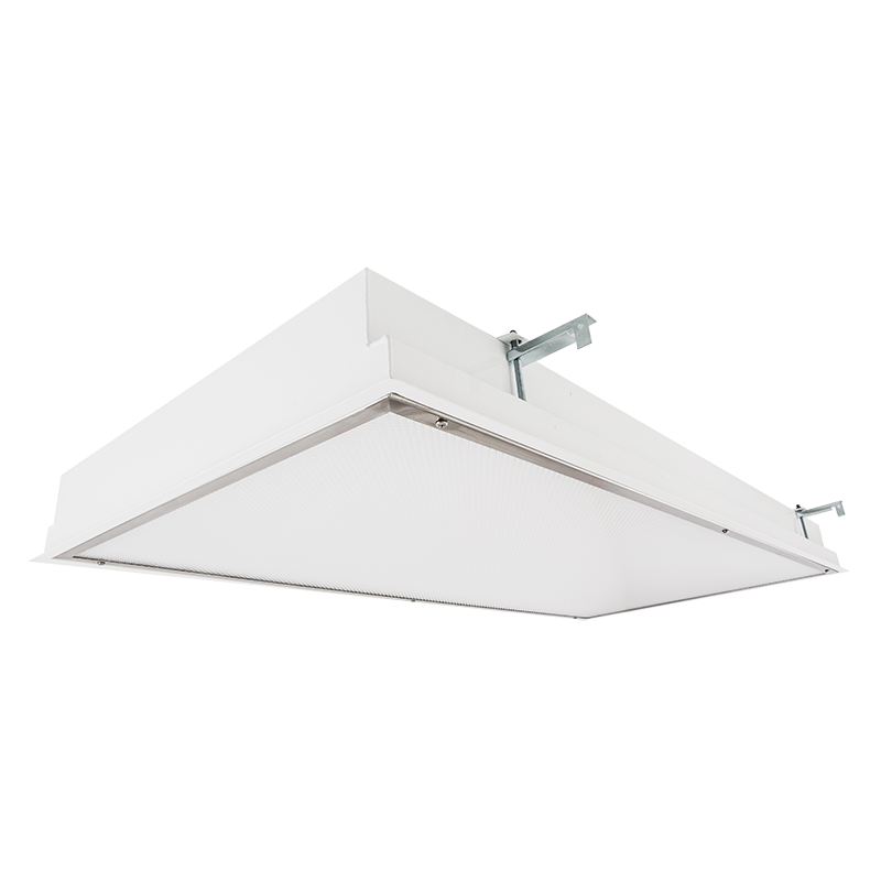 The KURTZON™ WL-FGS-FLUOR is a 1x4, 2x2 and 2x4 Recessed Fluorescent Fixture for Wet Locations .
