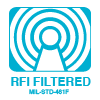 RFI Filtered (MIL-STD-461G)