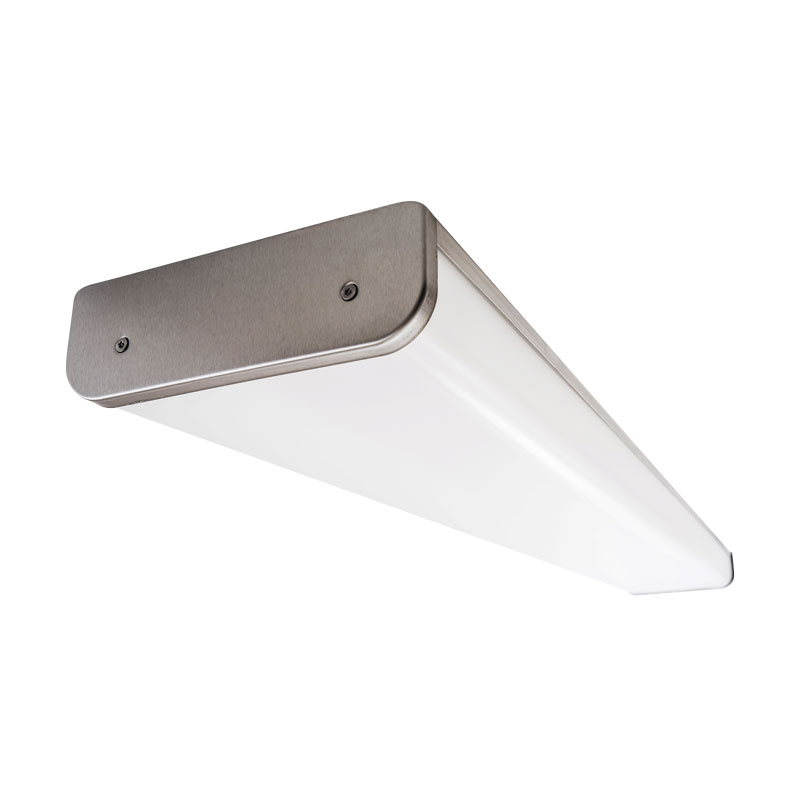 The KURTZON™ VL-C-LED is a Vandal Resistant Sealed Surface 4' LED Wrap Fixture with Several mounting options suitable for Wet Locations.