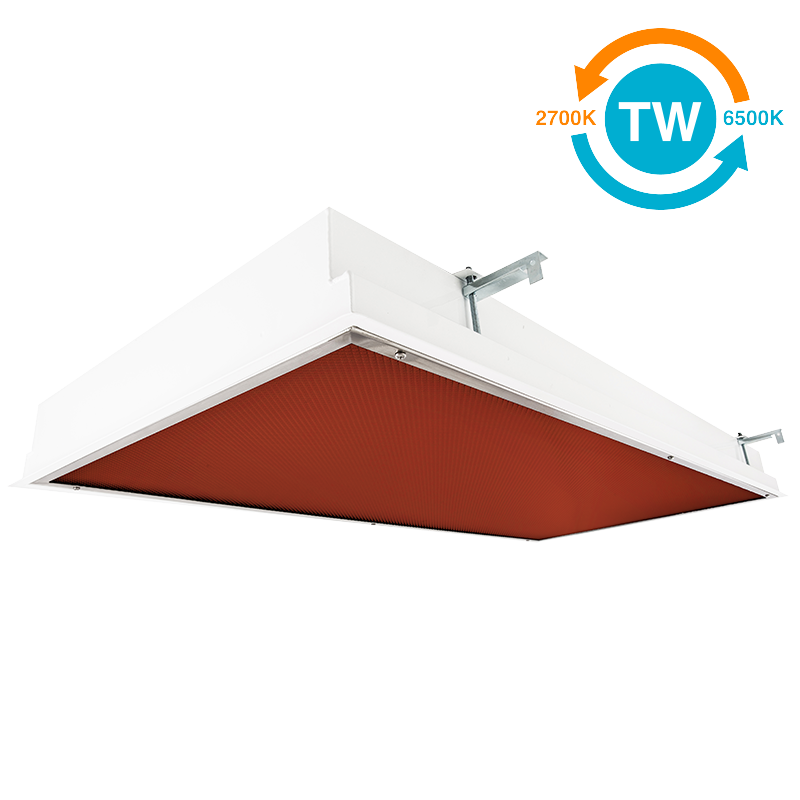 The KURTZON™ EL-FGRS-LED-VIVARIUM-TW is a Recessed Tunable White 1×4, 2×2 or 2×4 Red/White LED Luminaire that is suitable for Wet or Cleanspace Locations.