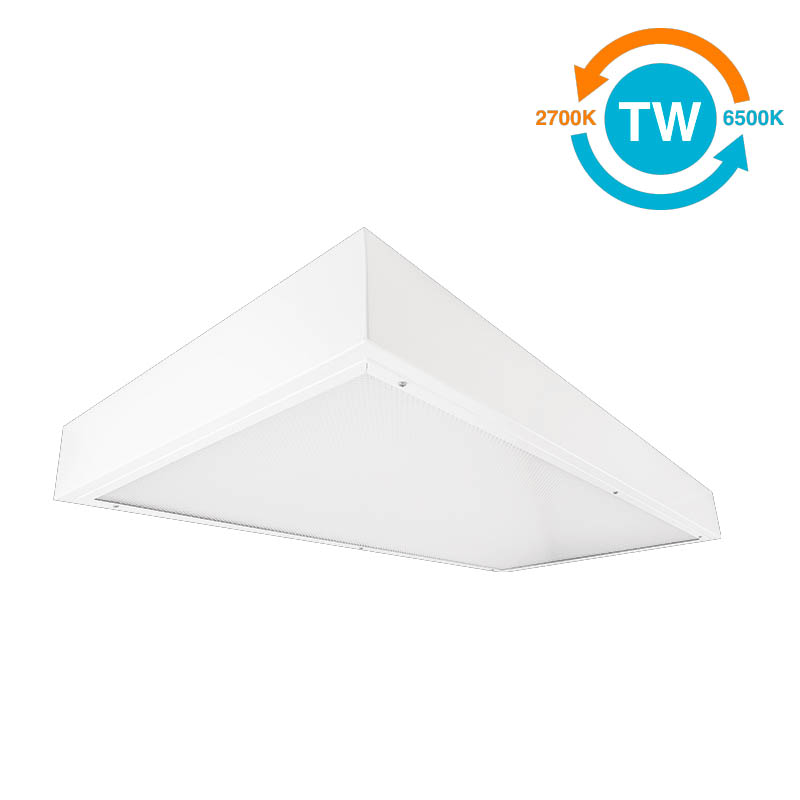 Tunable white surface troffer for medical applications