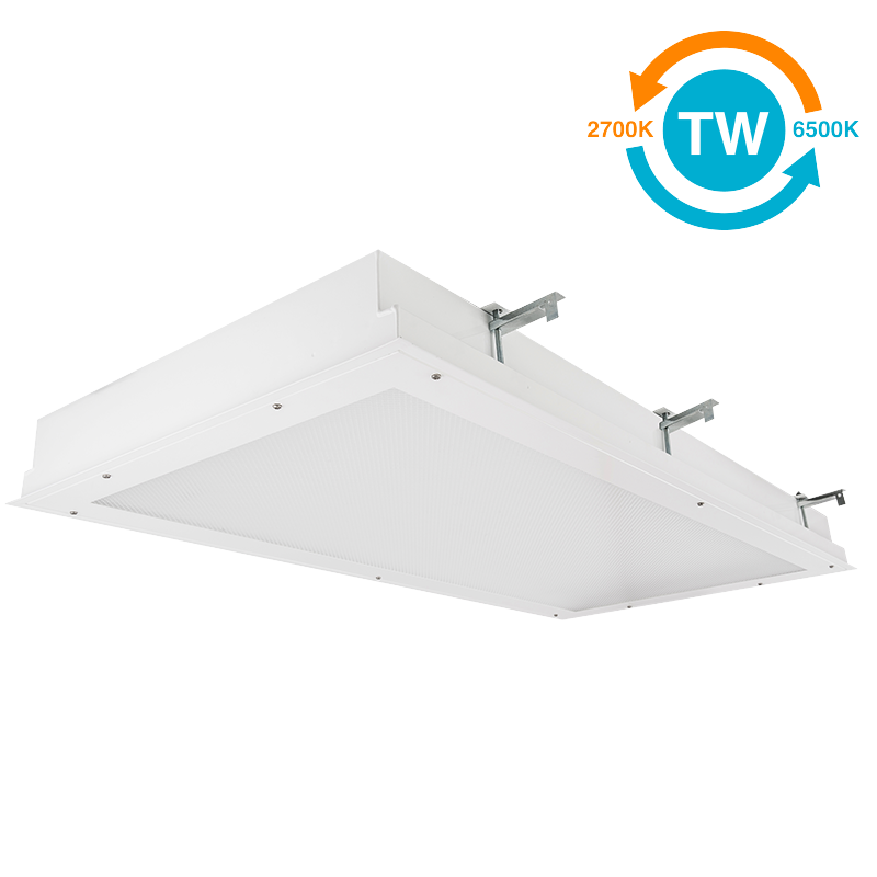 The KURTZON™ ML-FGPA-LED-TW is a Tunable White 2x4 Plenum Access LED Surgical Troffer With Asymmetric Distribution for use in Operating and Exam Rooms available in Row Mounted Configurations and compliant for conducted and radiated emissions.