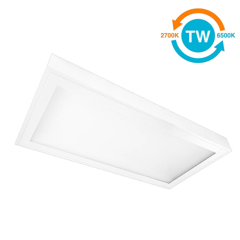 Tunable white surface troffer for medical applications