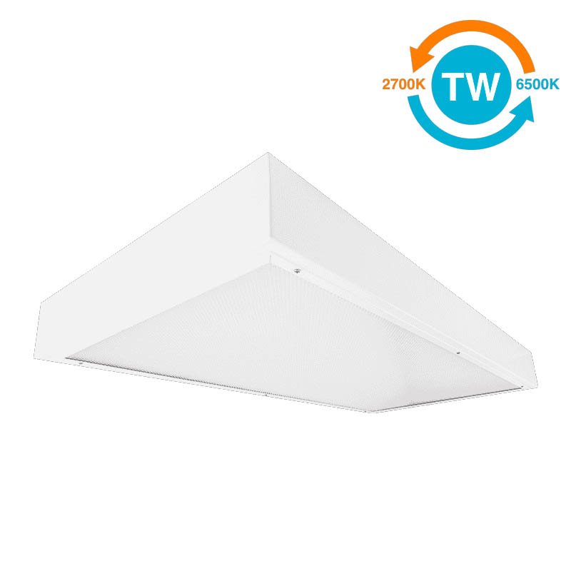 Tunable White Wet Location Surface Troffer