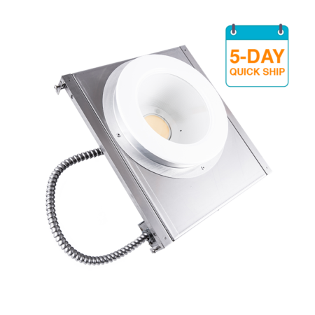 The KURTZON™ KL-SBD-LED-5DQS is a Sealed 6” Aperture Recessed LED Downlight for Cleanroom Installations and Wet Locations.