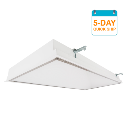 The KURTZON™ WL-FGRS-LED-5DQS is a 2x2 and 2x4 Recessed LED Fixture for Wet Locations.