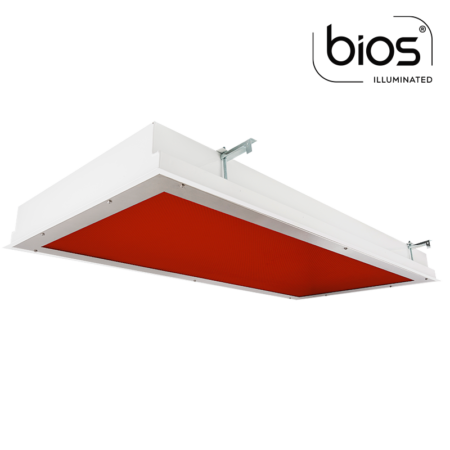 The KURTZON™ TL-FGRS-LED-VIVARIUM-BIOS is a 1x4, 2x2 and 2x4 Red/White BIOS® LED Recessed Fixture suitable for Cleanspaces and Wet Locations.