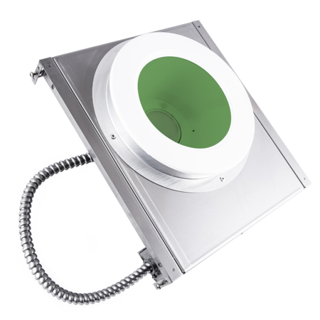 The KURTZON™ ML-SBD-LED-GREEN is a Sealed Recessed Green/White LED Downlight with 6” Aperture and RF Filtering suitable for conducted and radiated emissions areas and Wet Locations.
