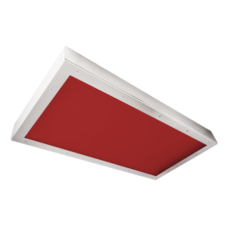 The KURTZON™ KL-R-LED-VIVARIUM is a 1x4, 2x2 and 2x4 Red/White LED Surface Fixture suitable for Cleanspaces and Wet Locations.