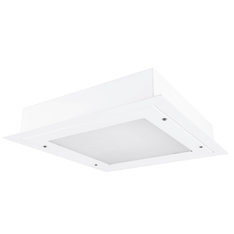 The KURTZON™ VL-F-1X1-LED is a 1x1 Recessed LED Fixture suitable for Wet Locations.
