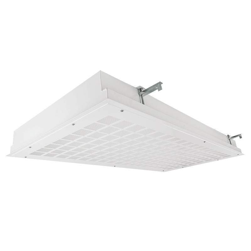 The KURTZON™ IS-R-LED is a 1x4, 2x2 and 2x4 recessed LED Fixture suited for indoor sports applications and Wet Locations.