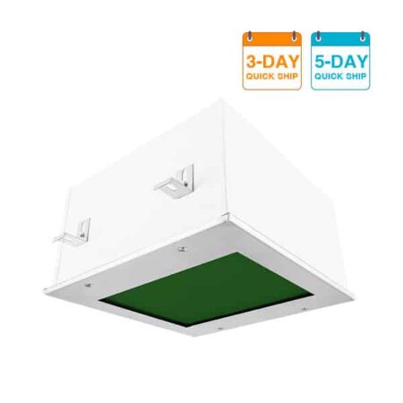 DKS-F/G-1X1-LED-GREEN-QS Quickship Green LED Darkroom Safelight