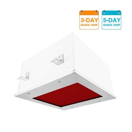 DKS-S-1X1-LED-RED-QS Quickship Red LED Darkroom Safelight