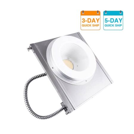 The KURTZON™ KL-SBD-LED-QS is a Sealed 6” Aperture Recessed LED Downlight for Cleanroom Installations and Wet Locations.
