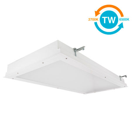 Tunable white behavioral health recessed troffer