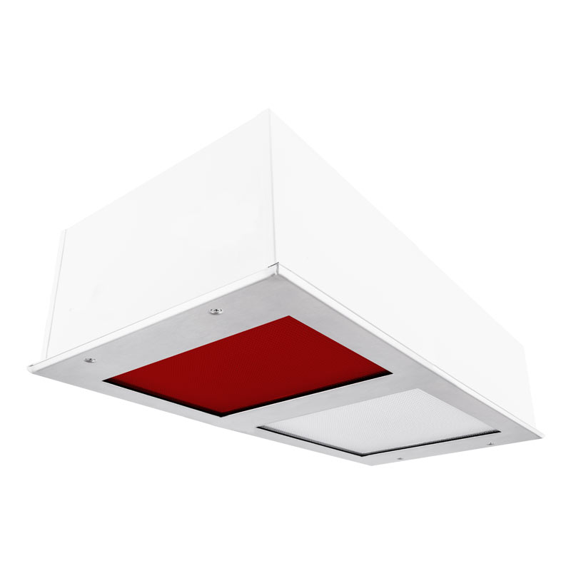 The KURTZON™ DS-FGS-LED 1’x2’ surface and recessed fixtures are Darkroom Safelights With Colored LED Light Sources.
