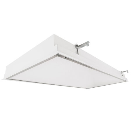 The Kurtson ELX12-R-LED is a 1x4, 2x2 and 2x4 LED Wet Location Luminaire Available in Flange and Grid recessed installations. Suitable for Wet Locations.