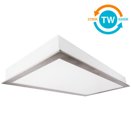 The KURTZON™ KL-R/EZ-LED-TW is a Tunable White 1x4, 2x2 and 2x4 LED Recessed Fixture With Screwless Door Frame suitable for Cleanspaces and Wet Locations.