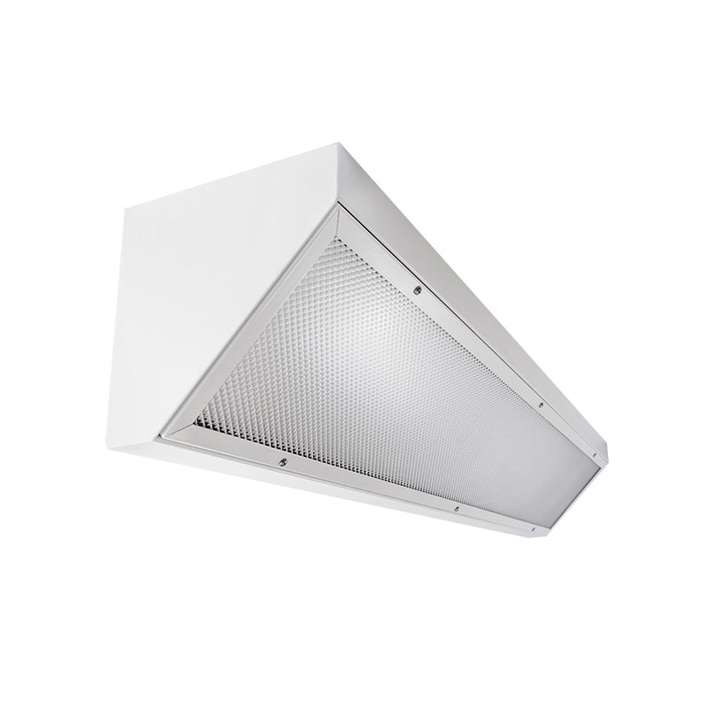 The KURTZON™ HL-COR-FLUOR is a Linear Corner Mount Fluorescent Fixture suitable for Wet and Hazardous Locations. T-Bar Grid or Row Mounting available.