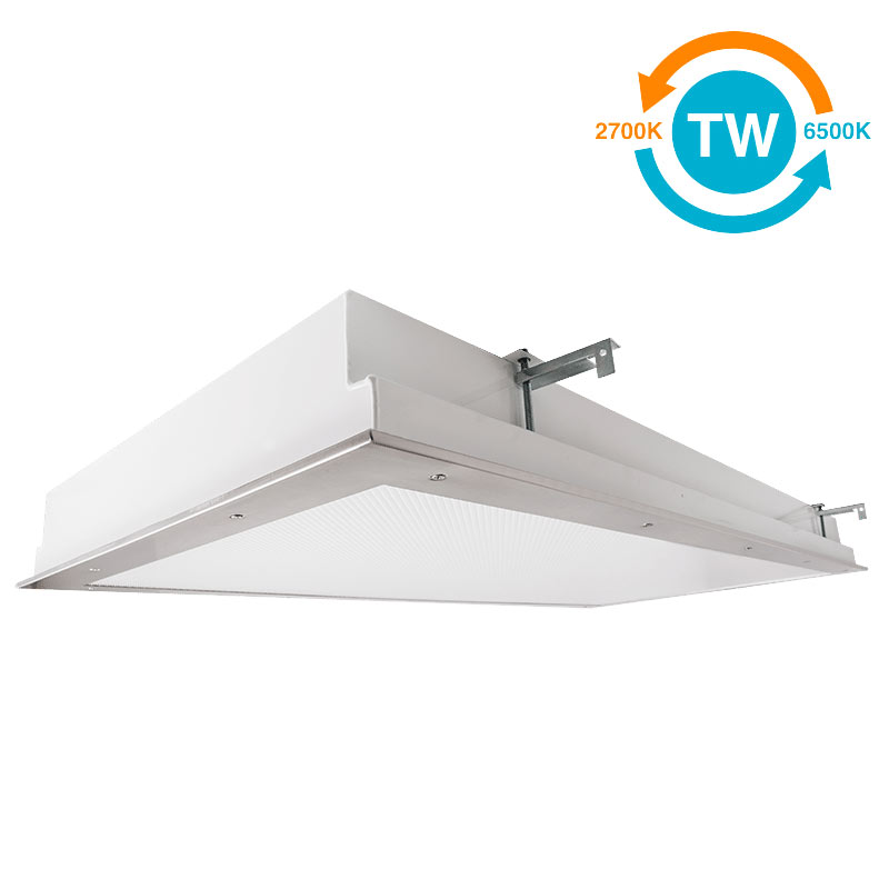 The KURTZON™ KL-R/TR-LED-TW is a Tunable White 2x4 LED Fixture with Top and Bottom Access suitable for Cleanspaces and Wet Locations.