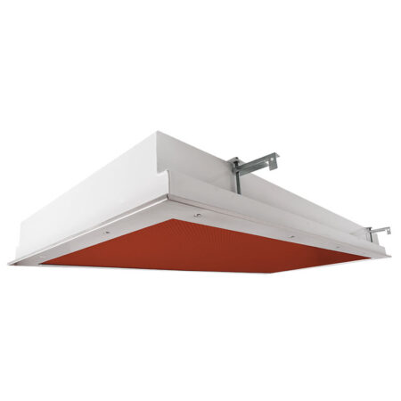 The KURTZON™ KL-R-LED-RED is a 1x4, 2x2 and 2x4 Red/White LED Recessed Fixture suitable for Cleanspaces and Wet Locations.