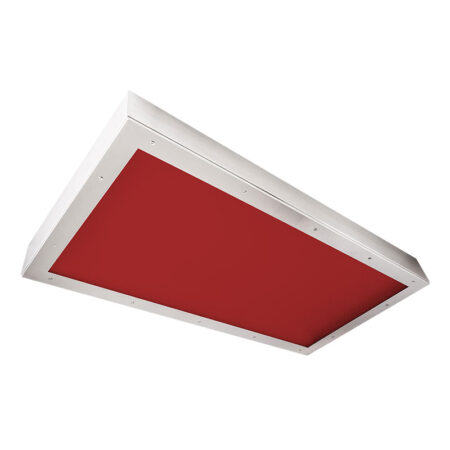The KURTZON™ KL-S-LED-RED is a 1x4, 2x2 and 2x4 Red/White LED Surface Fixture suitable for Cleanspaces and Wet Locations.
