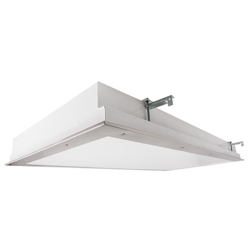 The KURTZON™ KLX22-FGS-FLUOR is a 1x4, 2x2 and 2x4 Hazardous Location Fluorescent Fixture Available in Flange, Grid, and Surface installations. Suitable for Wet Locations.