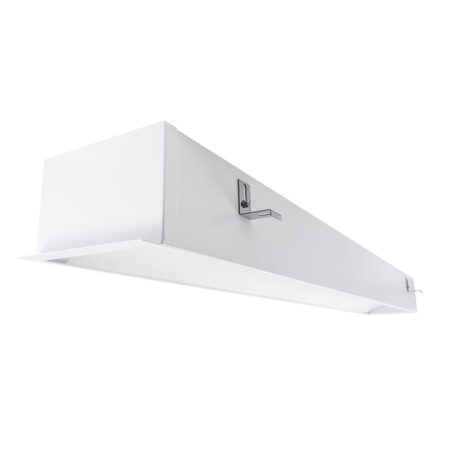 The KURTZON™ ML-GPR-FLUOR is a 6”x46” Recessed Fluorescent Luminaire for patient rooms and Damp Locations.
