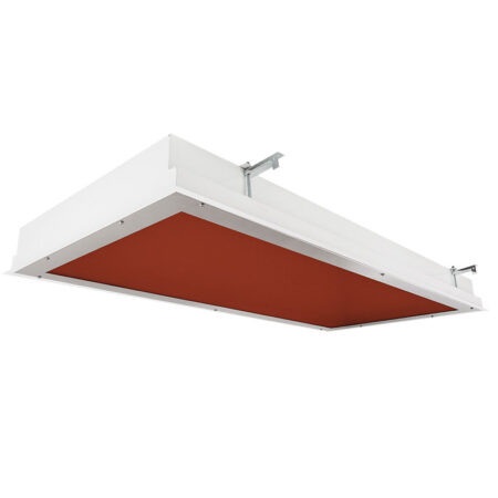 The KURTZON™ TL-R-LED-RED is a 1x4, 2x2 and 2x4 Red/White LED Recessed Fixture suitable for Cleanspaces and Wet Locations.
