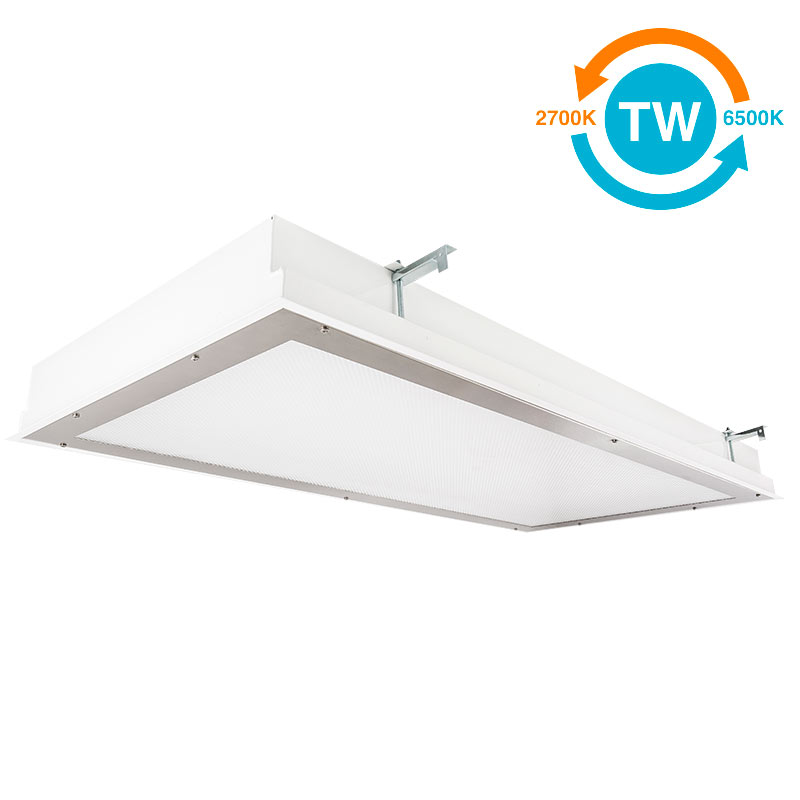 The KURTZON™ TL-R-LED-TW is a Tunable White 1x4, 2x2 and 2x4 LED Recessed Fixture suitable for Cleanspaces and Wet Locations.