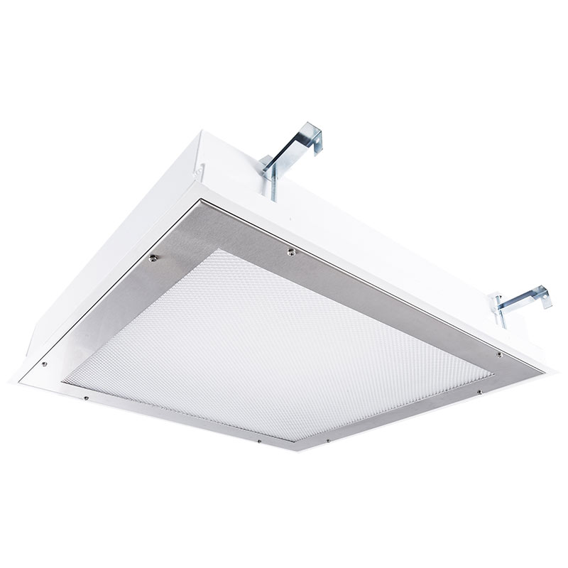 The KURTZON™ VL-FGS-FLUOR is a Vandal Resistant High Abuse 1x4, 2x2 and 2x4 recessed or surface mounted Fluorescent Fixture suitable for Wet Locations.
